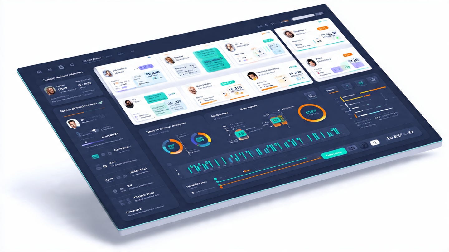 Team AI capacity dashboard showing real-time utilization, redistribution opportunities, and background task queue status